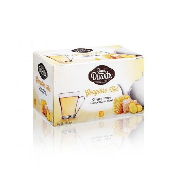 Hovedbilde CHÁ Gengibre e Mel - Ingefær og Honning Dom Duarte 20 Teposer
