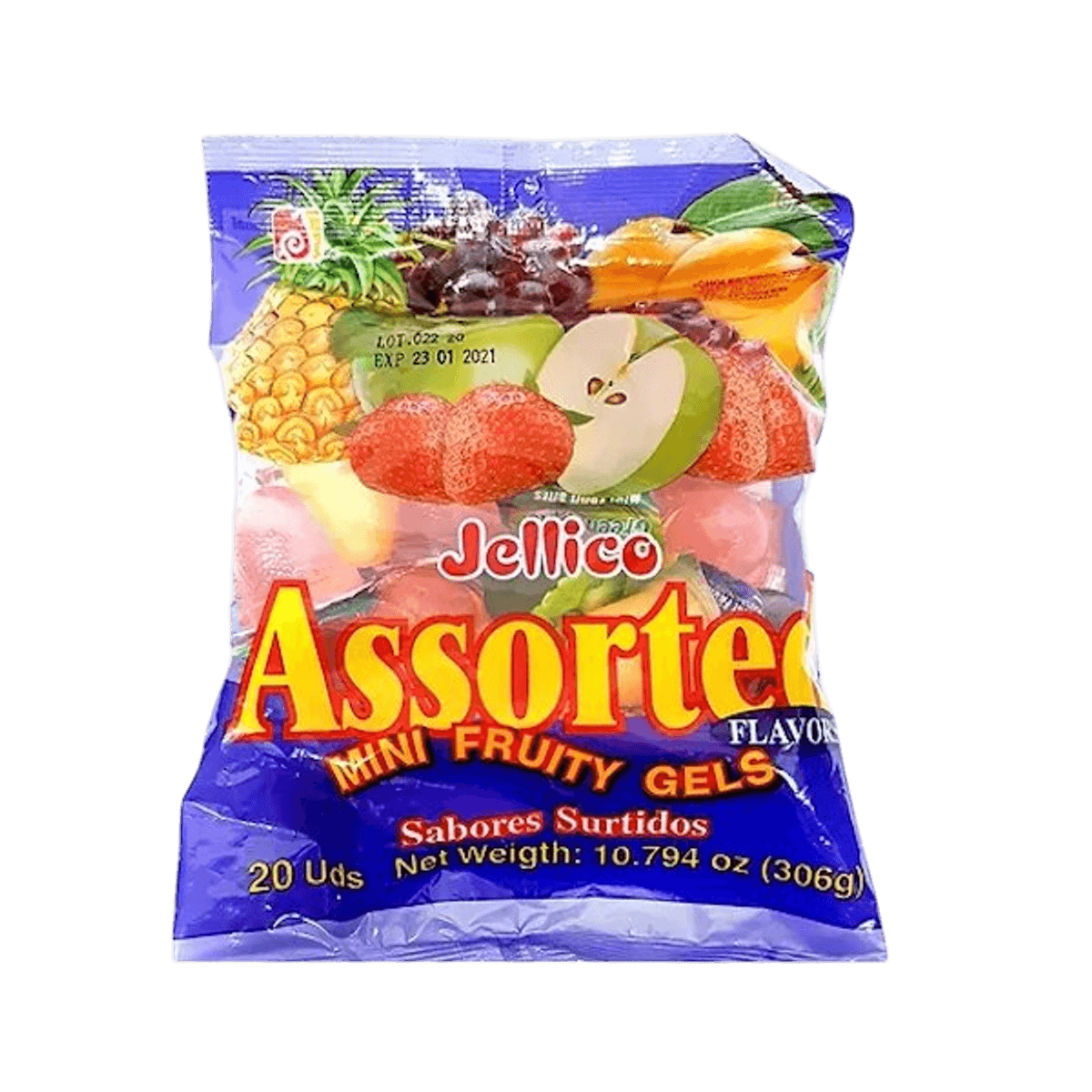 Jellico Mini Fruity Gels 20stk 306g 