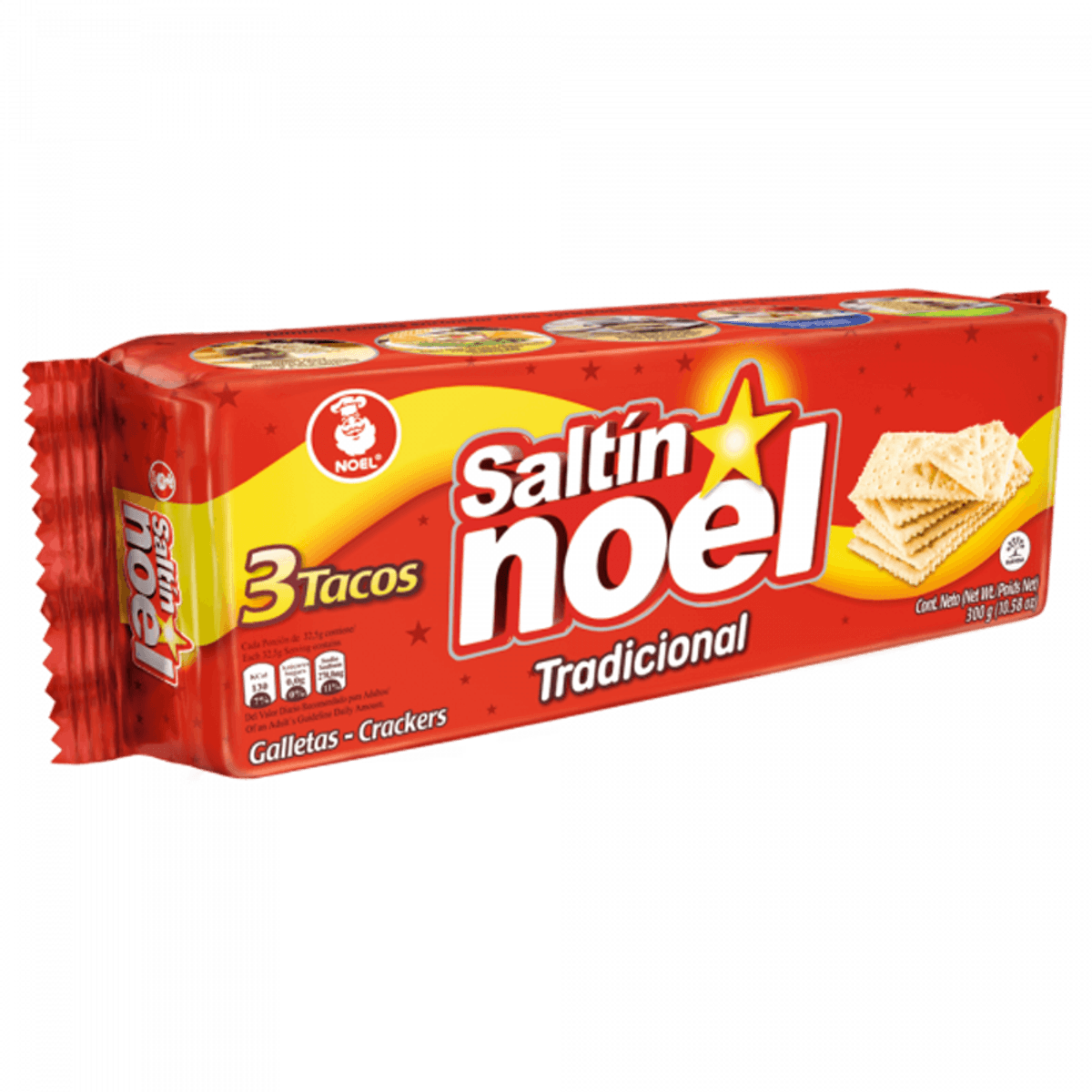 Saltin 3 Tacos Noel kjeks 300g